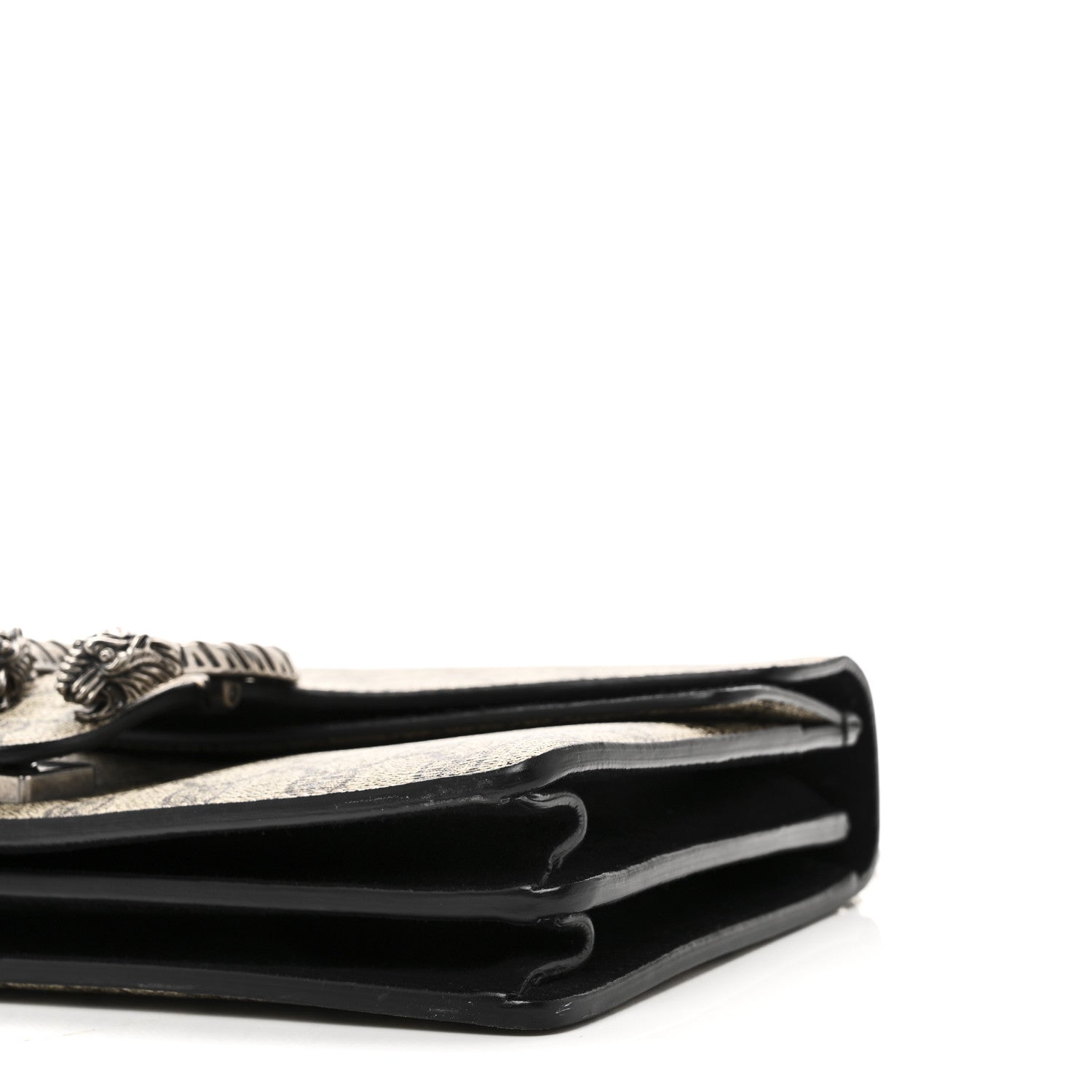 GG Supreme Monogram Small Dionysus Shoulder Bag Black