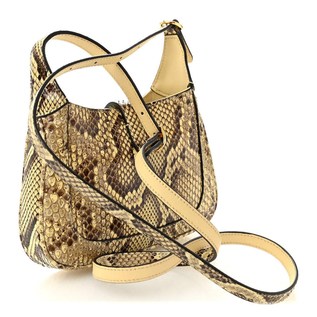 Snakeskin Mini Jackie 1961 Hobo Beige