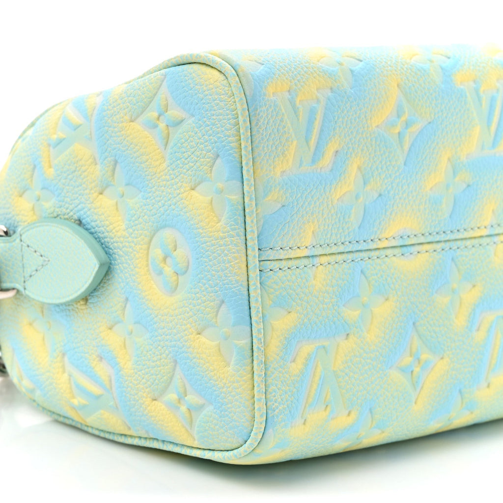 Empreinte Monogram Summer Stardust Speedy 20 Water Green