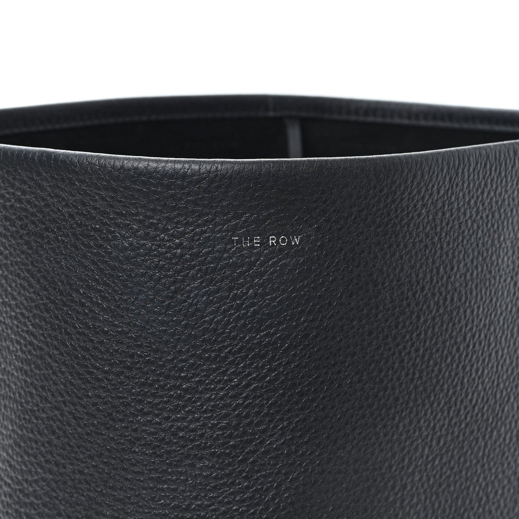 Grained Calfskin Medium N/S Park Tote Black