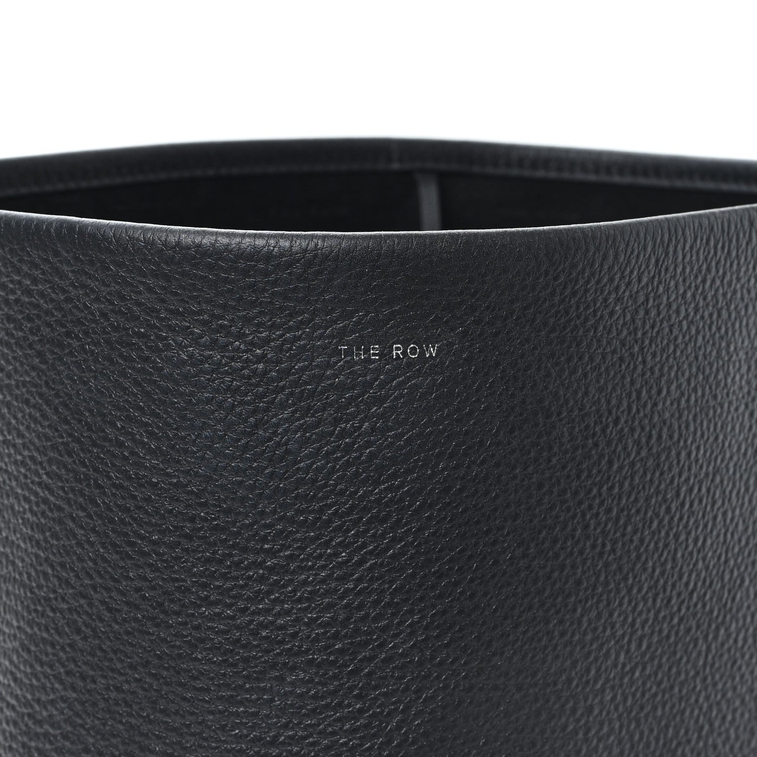 Grained Calfskin Medium N/S Park Tote Black