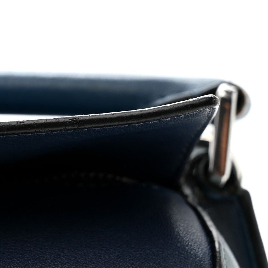 Calfskin Medium Puzzle Bag Marine Stone Steel Blue