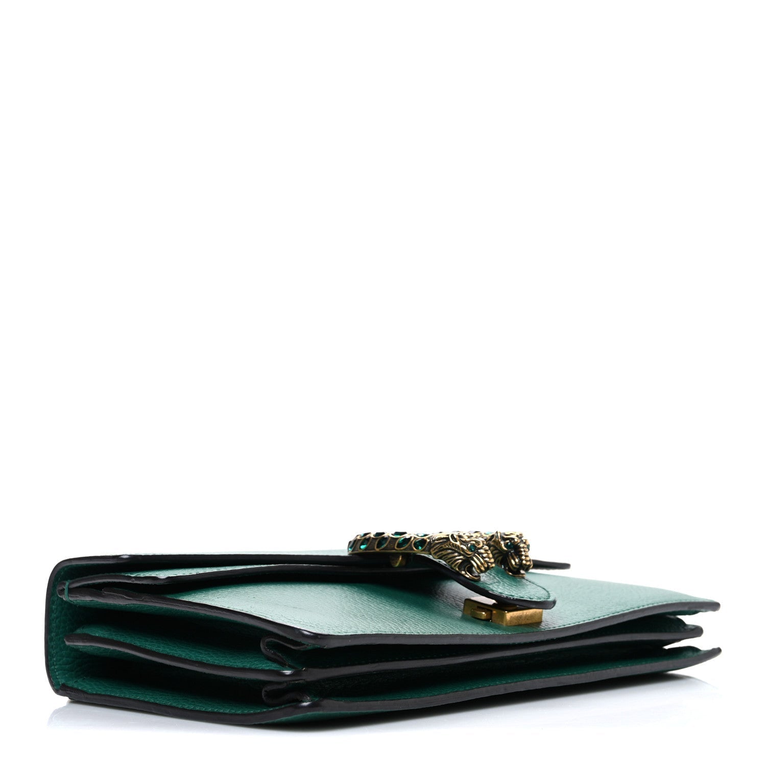 Dollar Calfskin Crystal Small Dionysus Shoulder Bag Emerald