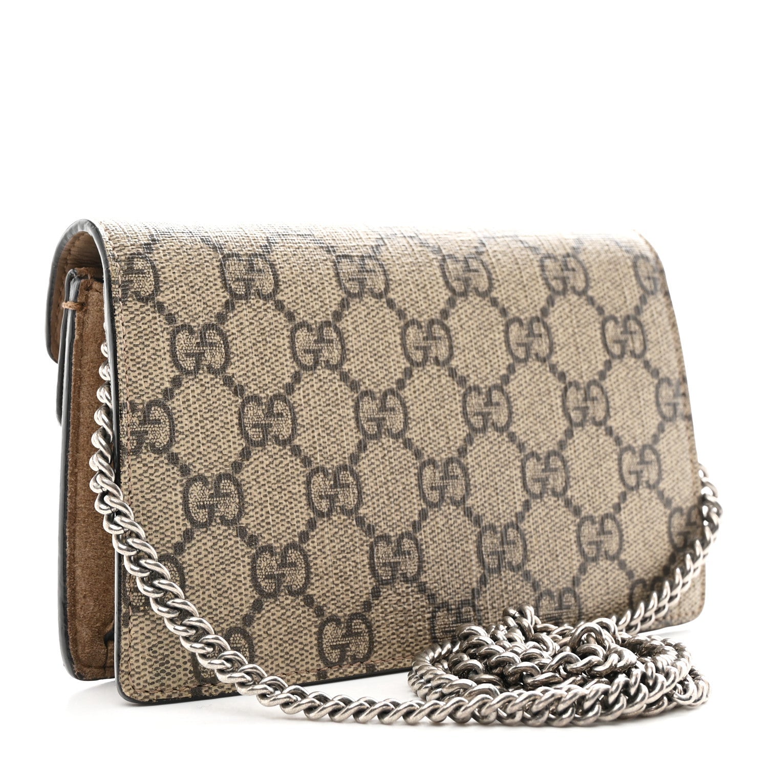 GG Supreme Monogram Super Mini Dionysus Shoulder Bag Taupe