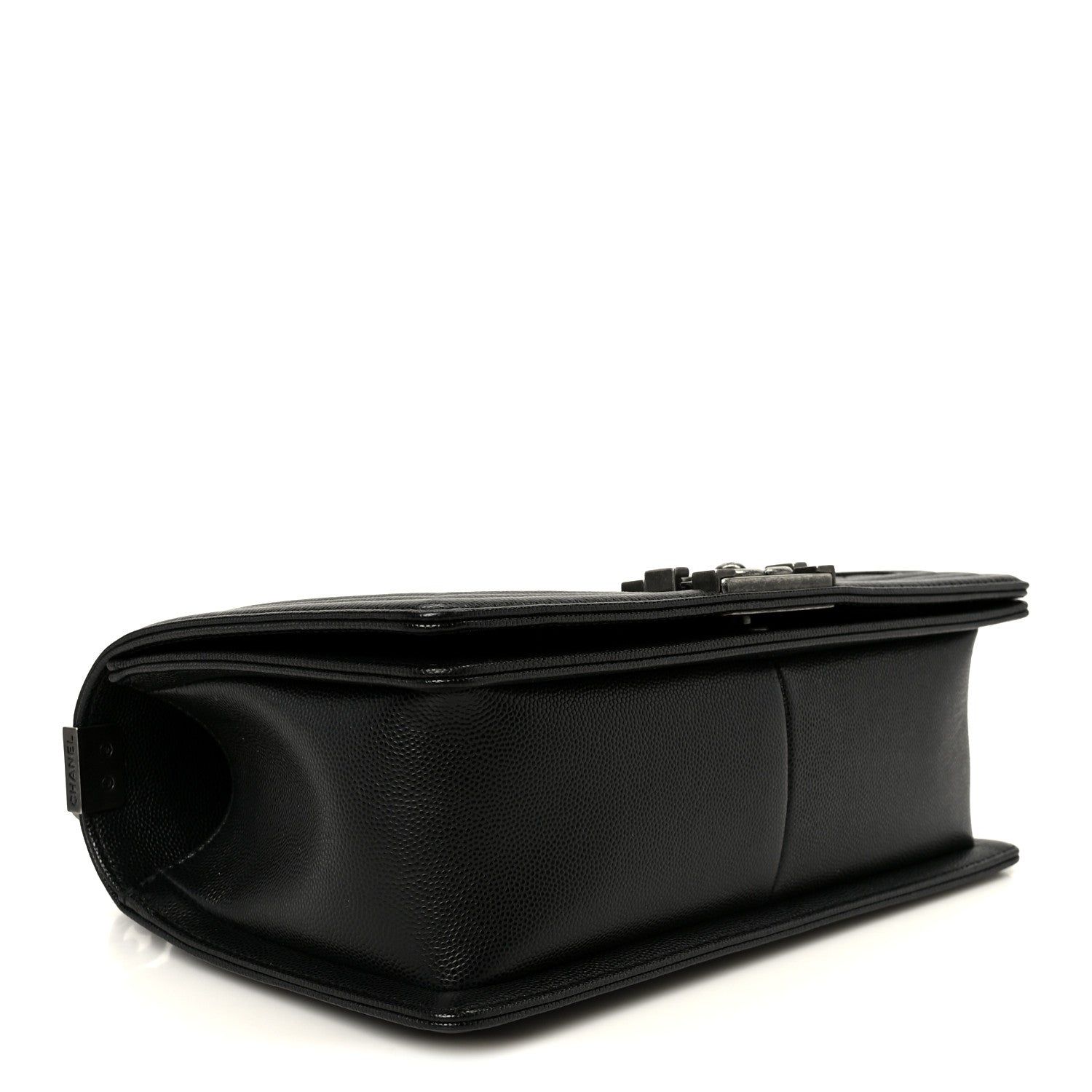 Caviar Quilted Medium Boy Flap Black