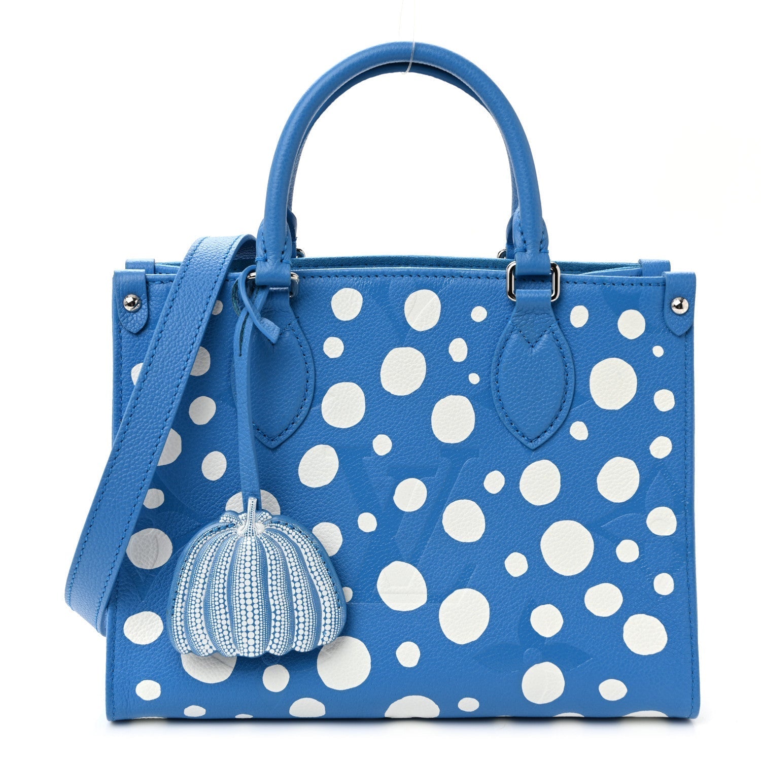 LV X YK Empreinte Monogram Giant Onthego PM Blue White