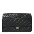 Aged Calfskin Quilted 2.55 Reissue 226 Flap Grey