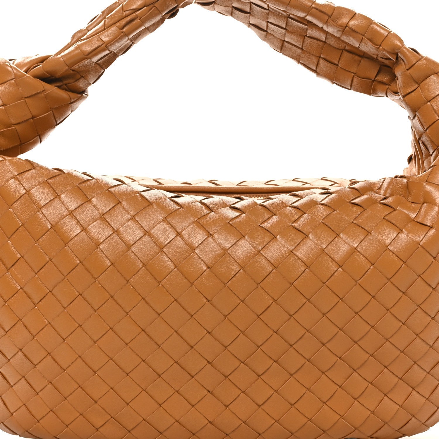 Nappa Intrecciato Small Jodie Caramel