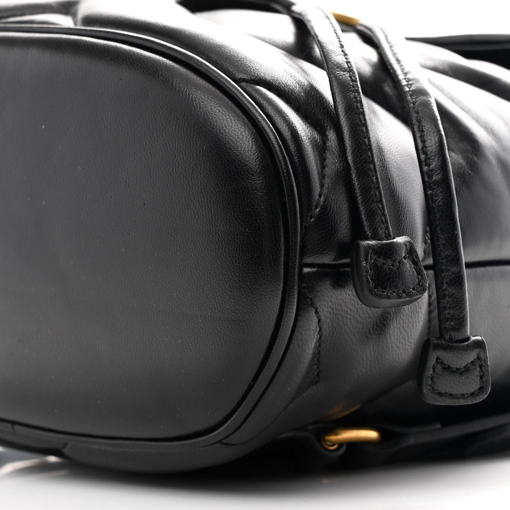 Nappa Chevron Matelasse GG Marmont Backpack Black
