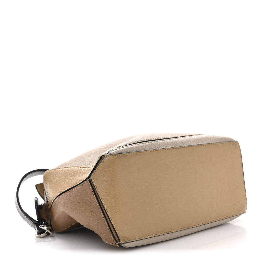 Calfskin Small Puzzle Bag Mocca Multicolor