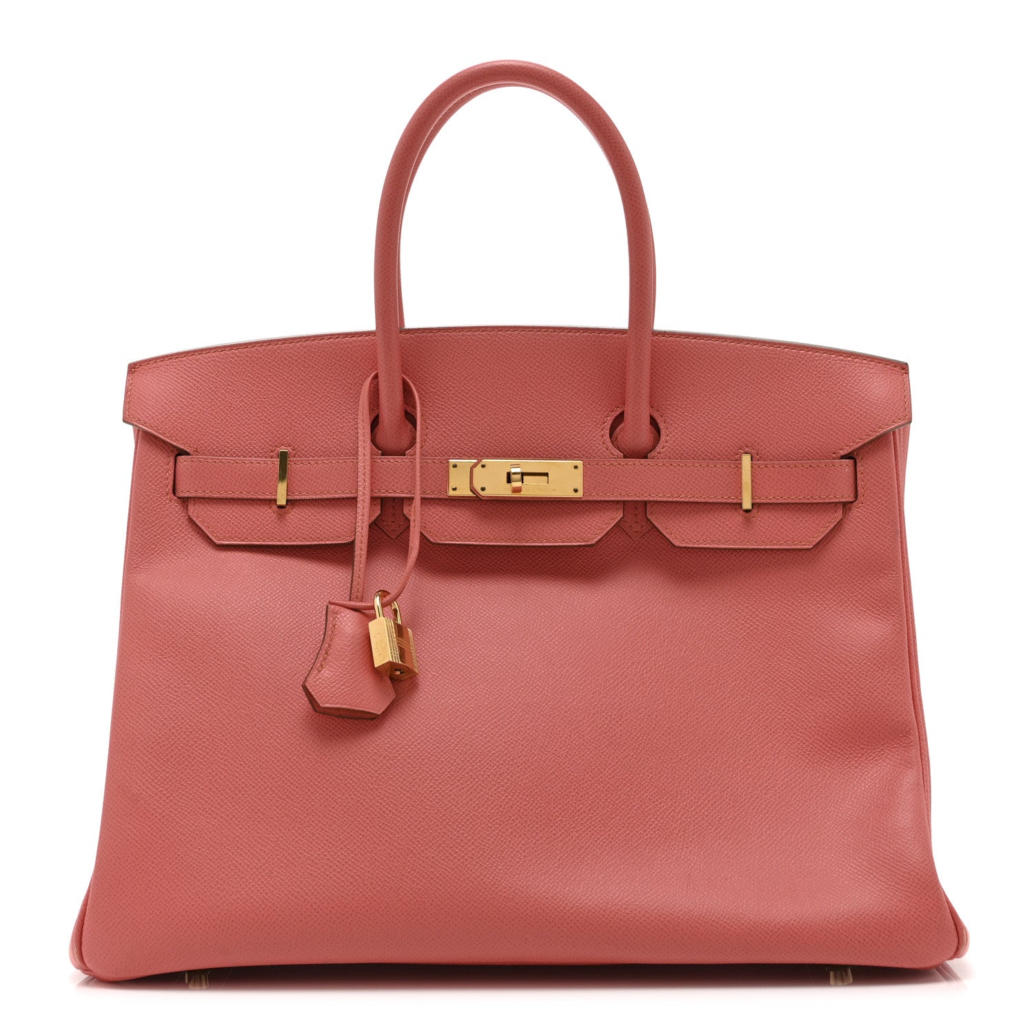 Epsom Birkin 35 Flamingo