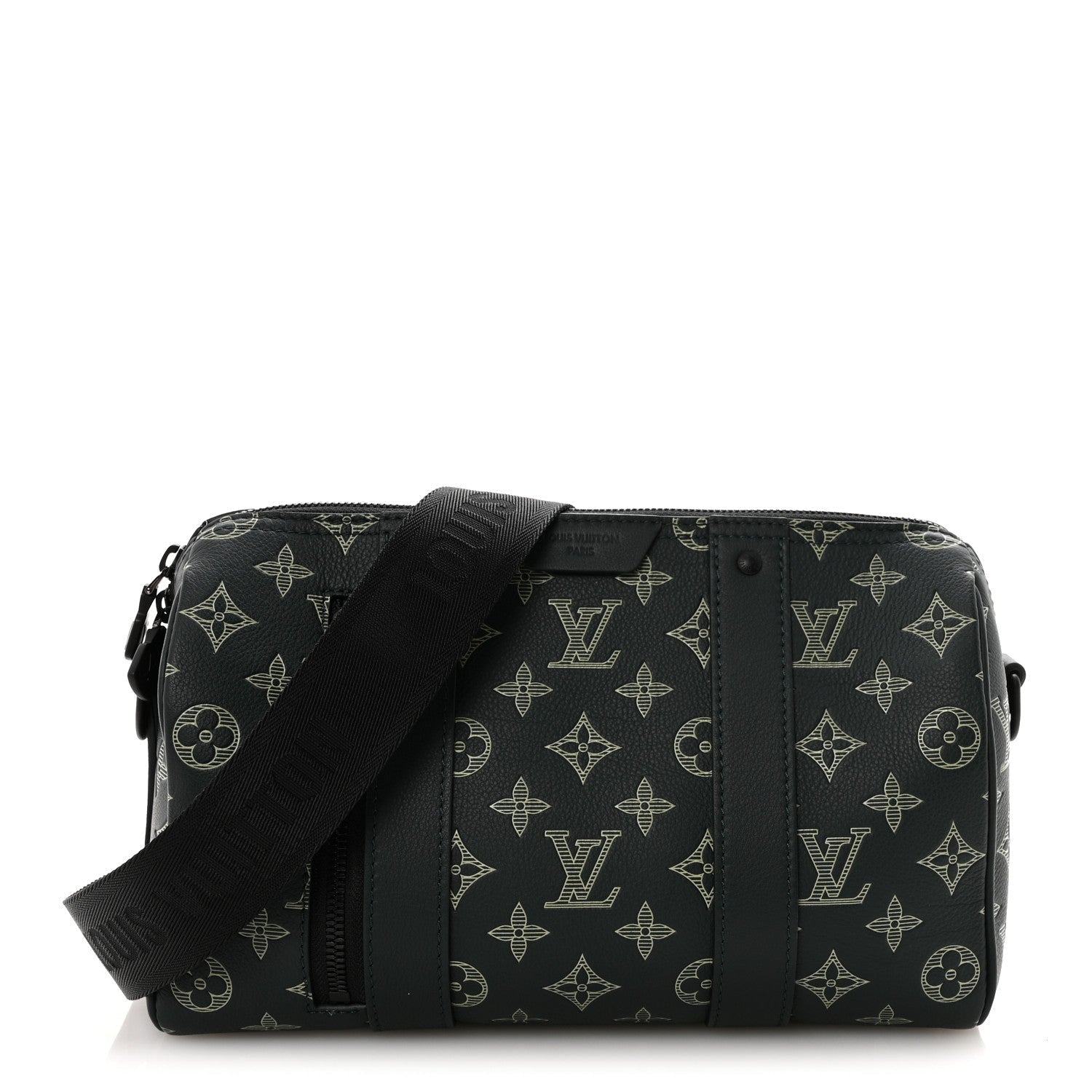 Monogram Shadow City Keepall Forest Green