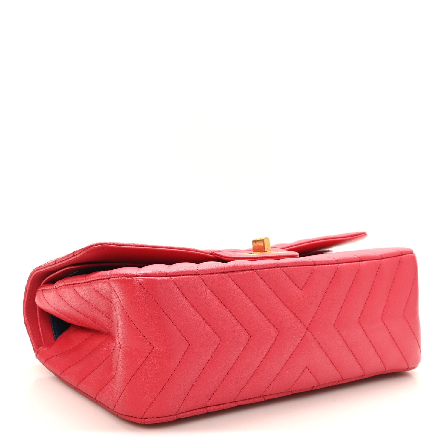 Sheepskin Chevron Quilted 2.55 Reissue 225 Flap Dark Pink