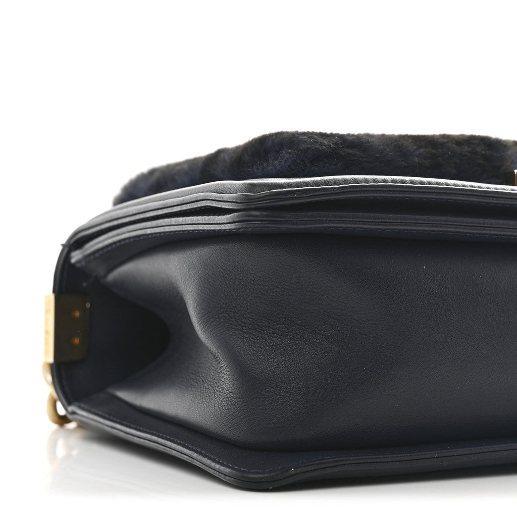Orylag Medium Boy Top Handle Flap Navy
