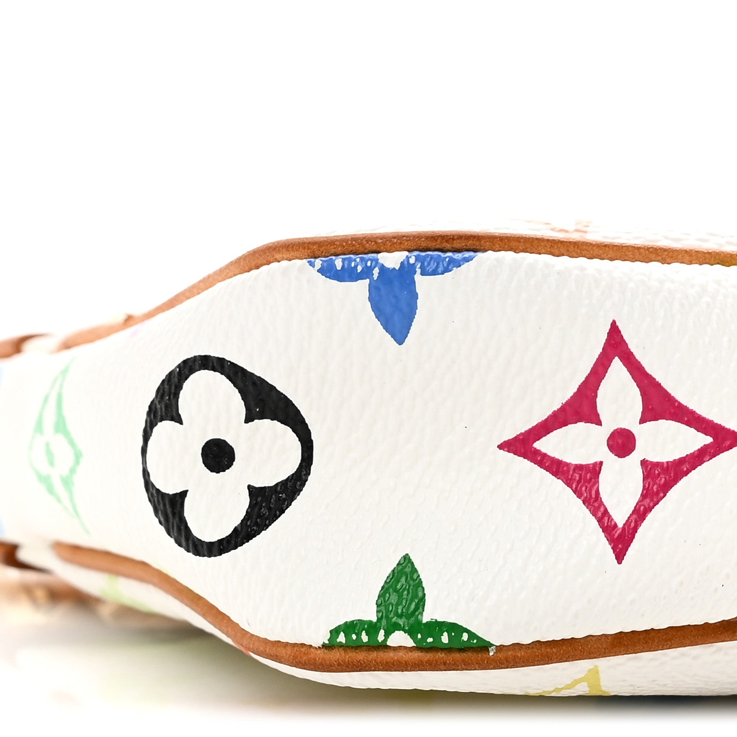 Monogram Multicolor Pochette Accessories White