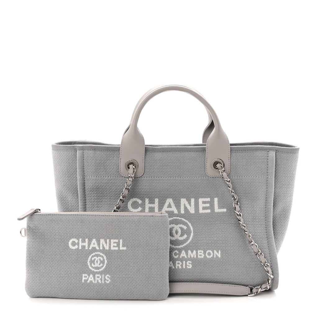 Mixed Fibers Small Deauville Tote Grey