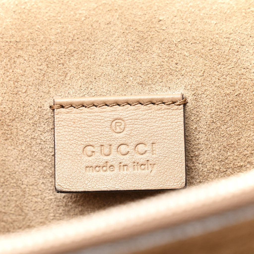 GG Supreme Monogram Medium Dionysus Shoulder Bag Taupe