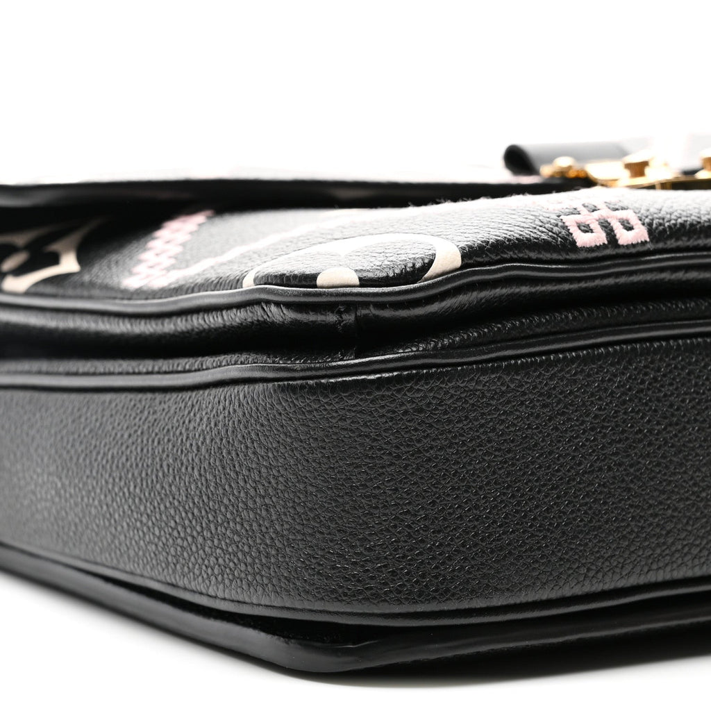 Empreinte Monogram Giant Broderies Pochette Metis Black