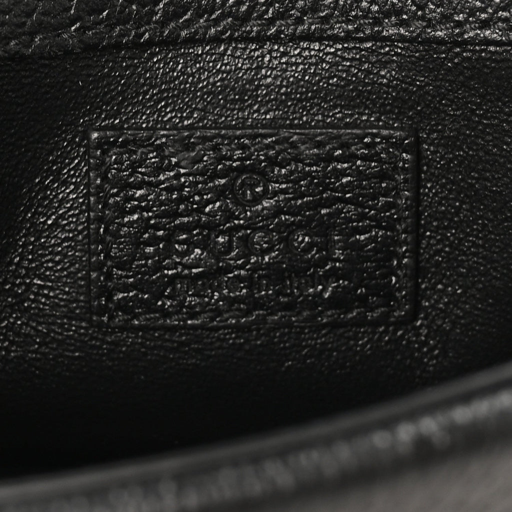 Jacquard Black Denim GG Monogram Super Mini Dionysus Shoulder Bag Black Ivory
