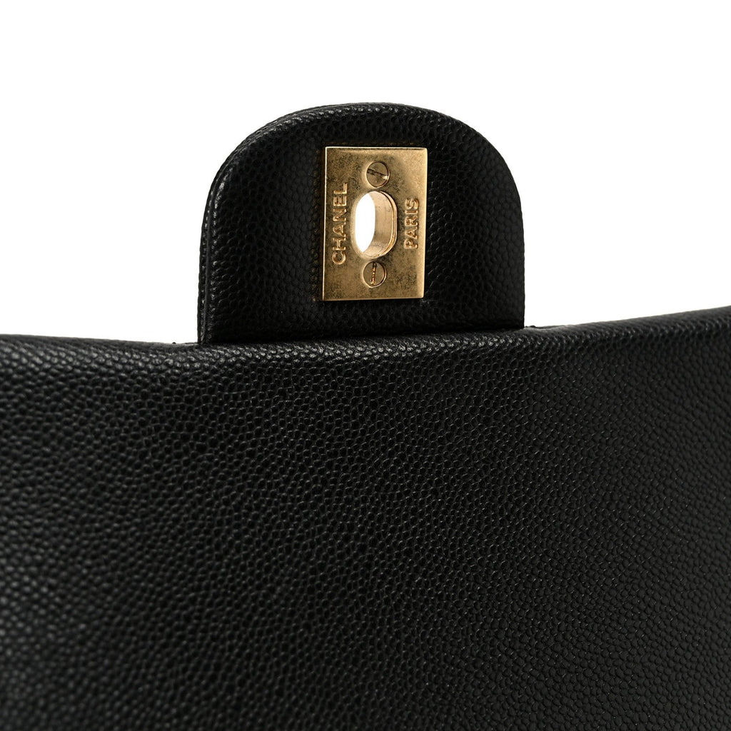 Caviar Quilted Small Handy CC Flap Black