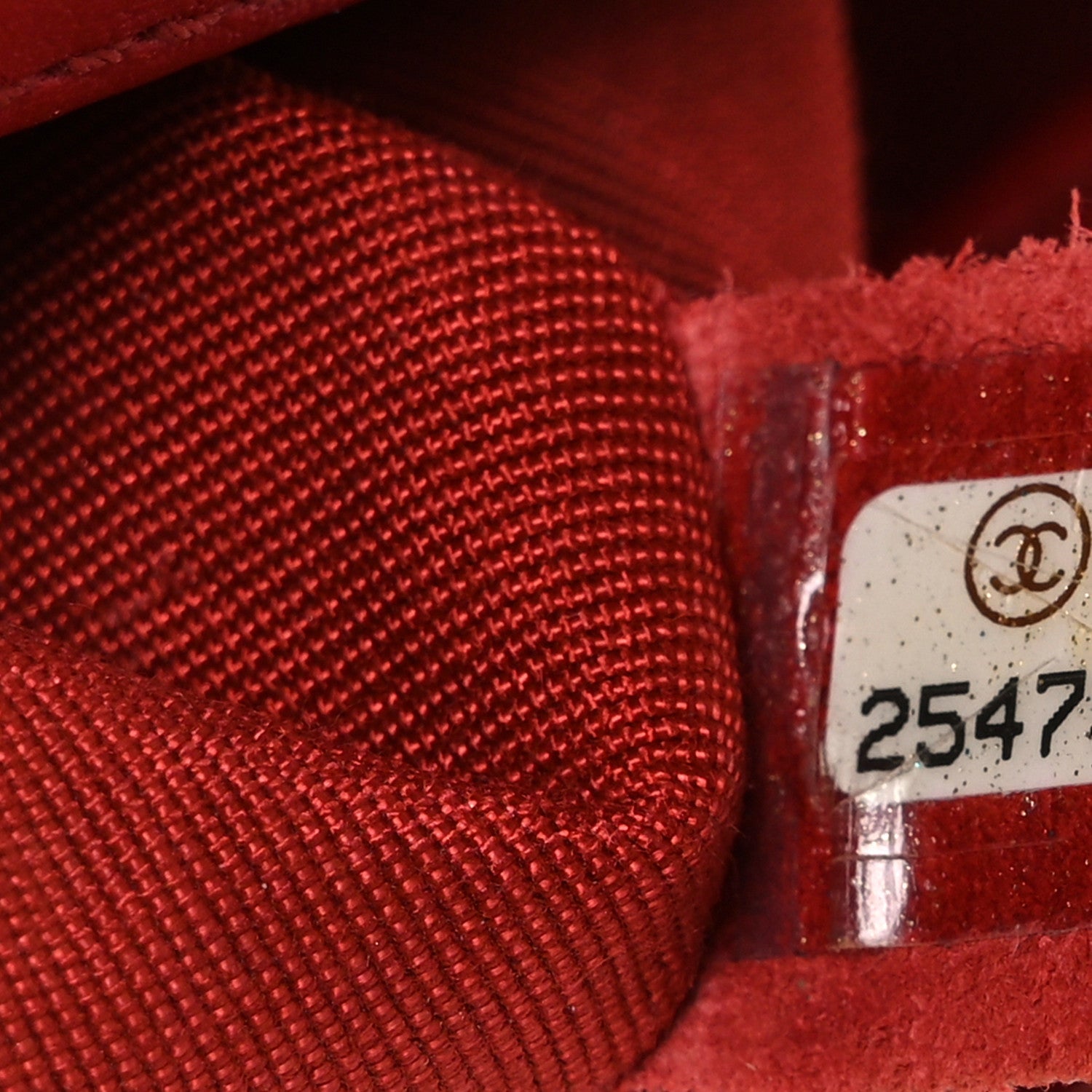 Lambskin Quilted Medium Boy Flap Red