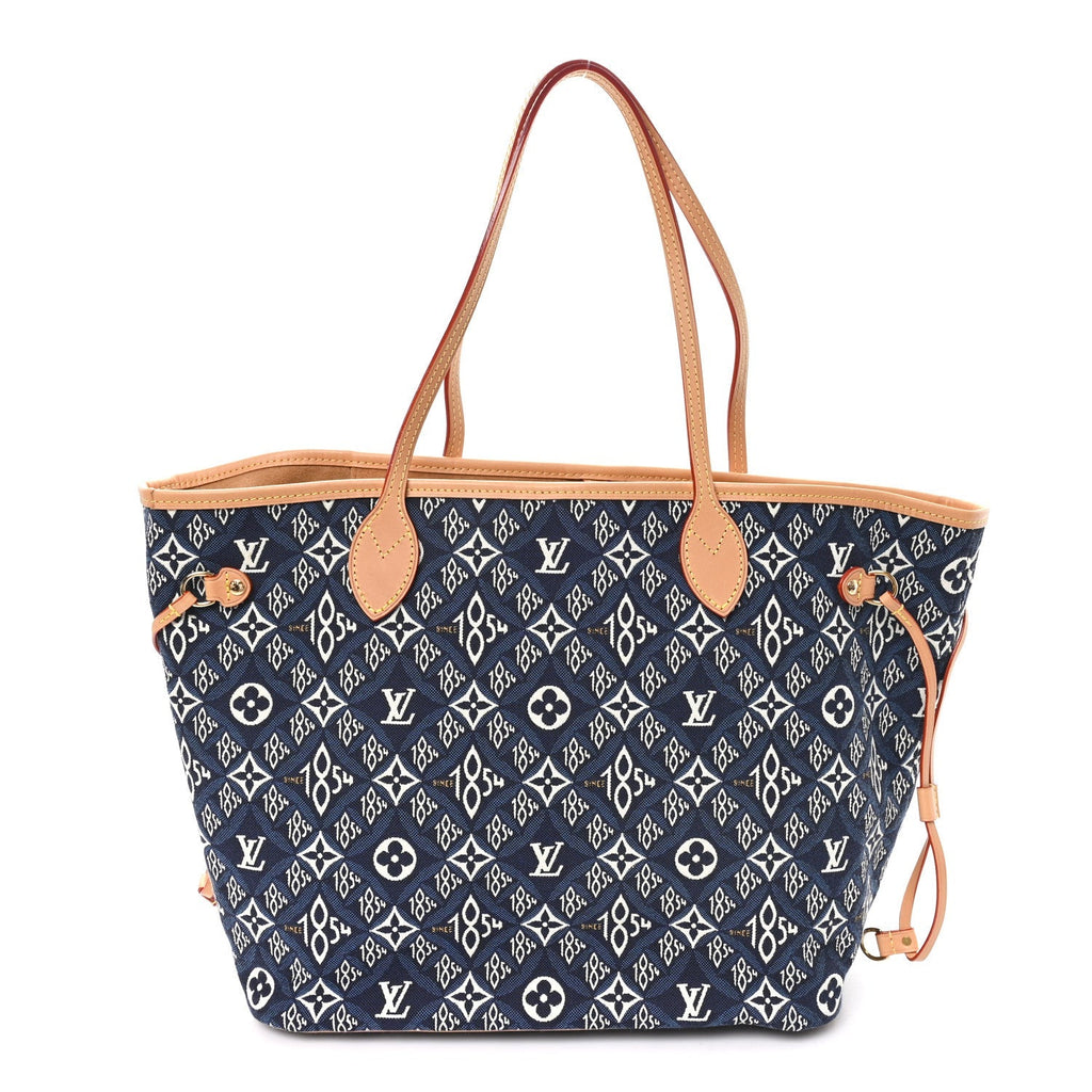 Jacquard Since 1854 Neverfull MM Blue