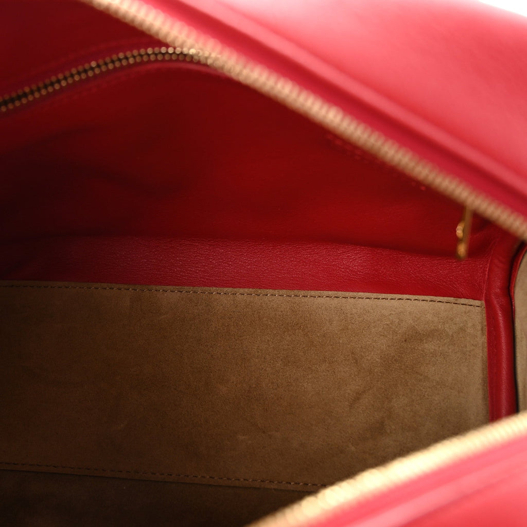 X SPIRITED AWAY Calfskin Bo Mouse Amazona 19 Red
