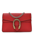 Calfskin Super Mini Dionysus Shoulder Bag Hibiscus Red