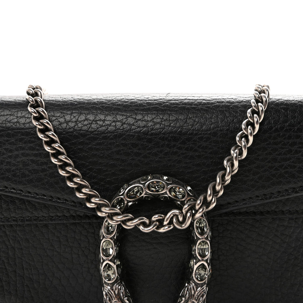Calfskin Super Mini Dionysus Shoulder Bag Black
