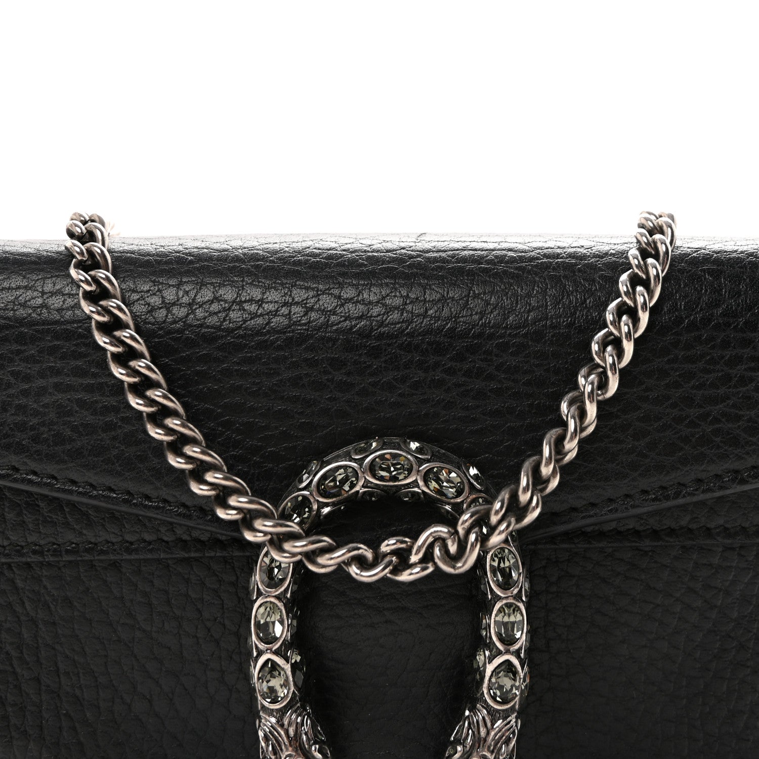 Calfskin Super Mini Dionysus Shoulder Bag Black