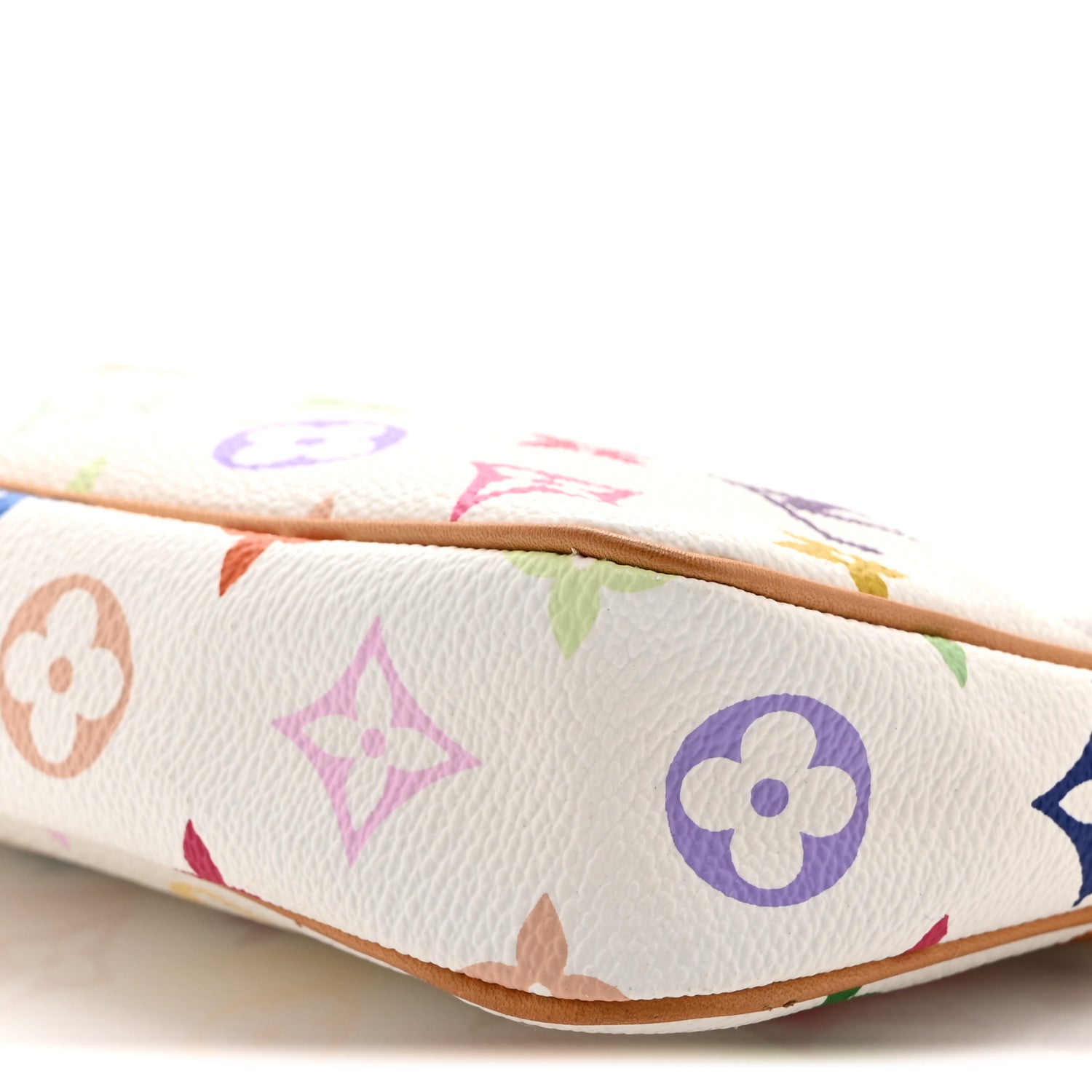 Monogram Multicolor Pochette Accessories White