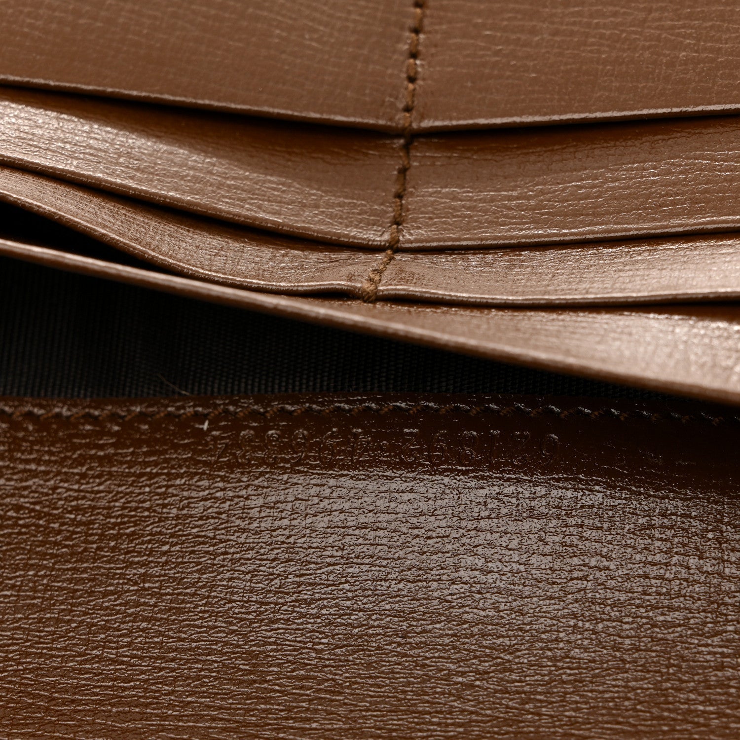 GG Supreme Monogram Azalea Calfskin Horsebit 1955 Wallet On Chain Beige Ebony Brown Sugar