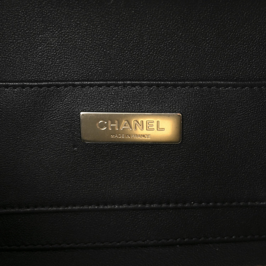 Lambskin Quilted Coco Click Bag Black