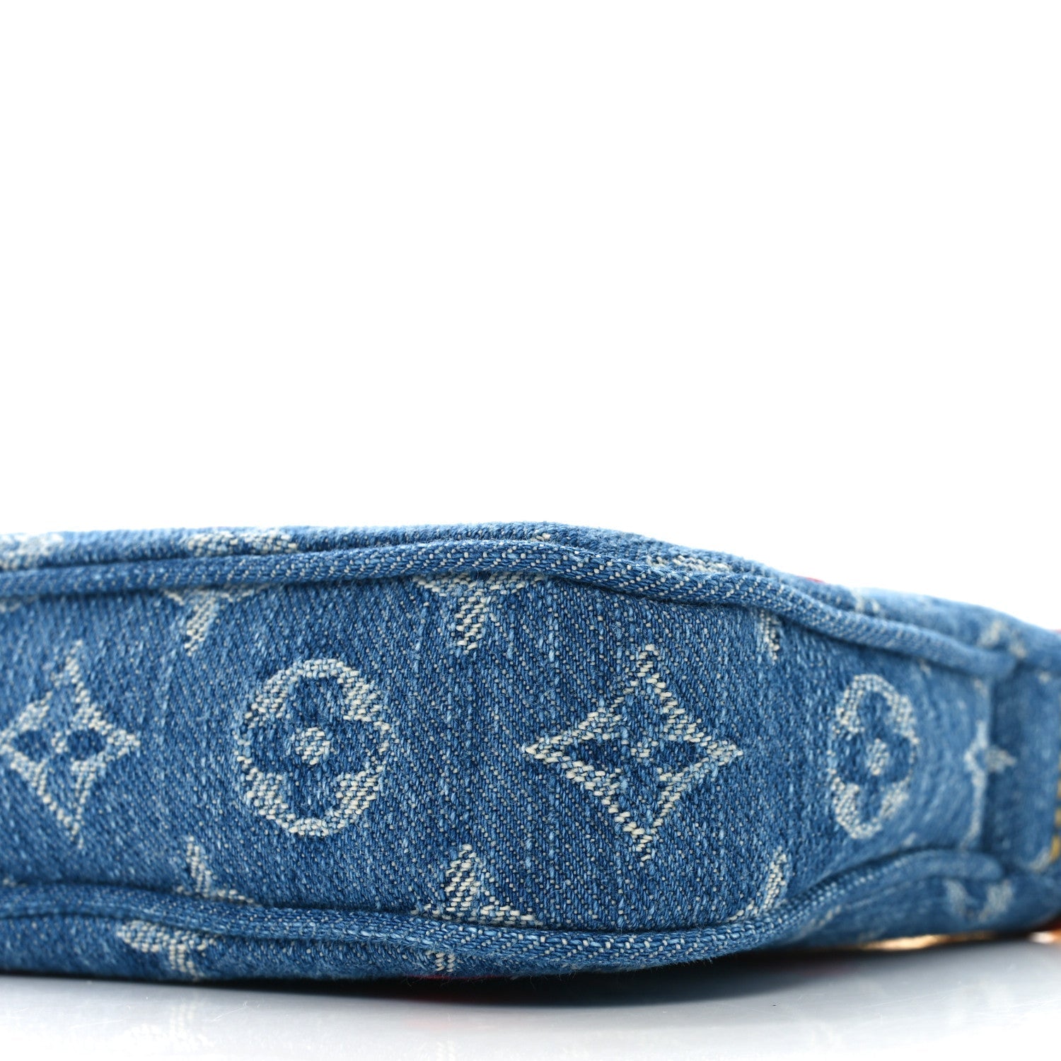 LV X TM Monogram Denim Cerises Pochette Accessories Blue