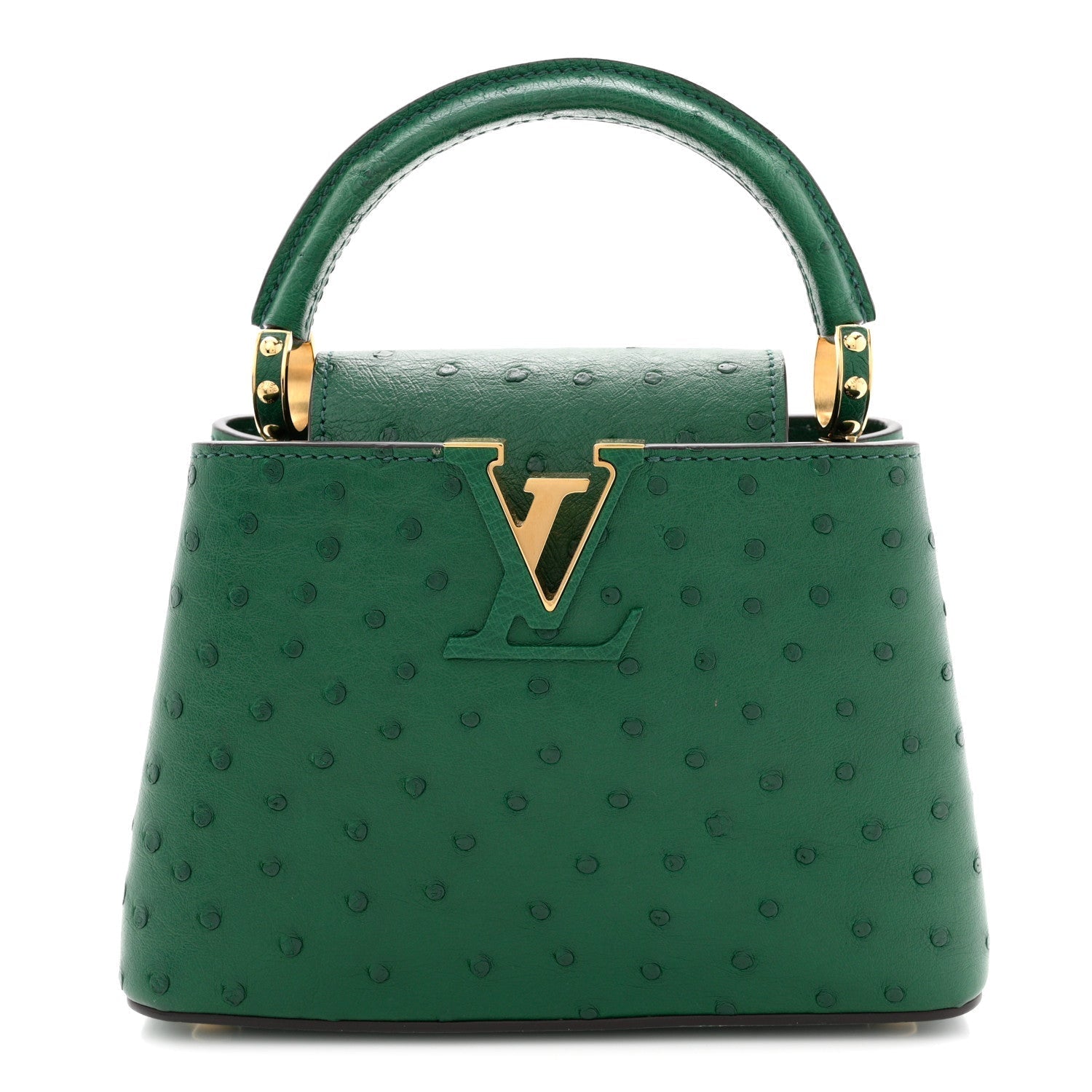 Ostrich Capucines Mini Mint