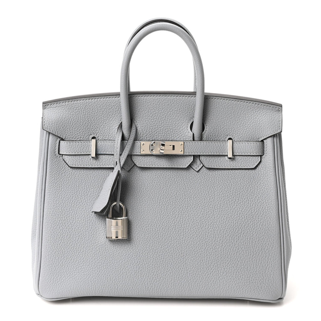 Togo Birkin 25 Gris Pantin