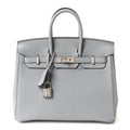 Togo Birkin 25 Gris Pantin