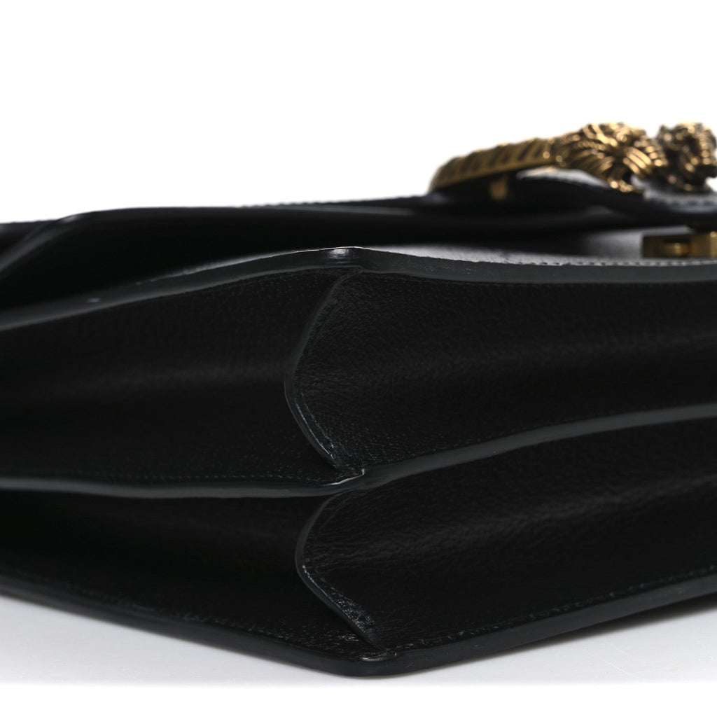 Calfskin Web Small Dionysus Shoulder Bag Black
