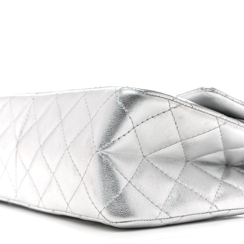 Metallic Lambskin Quilted 2.55 Reissue 226 Flap Silver
