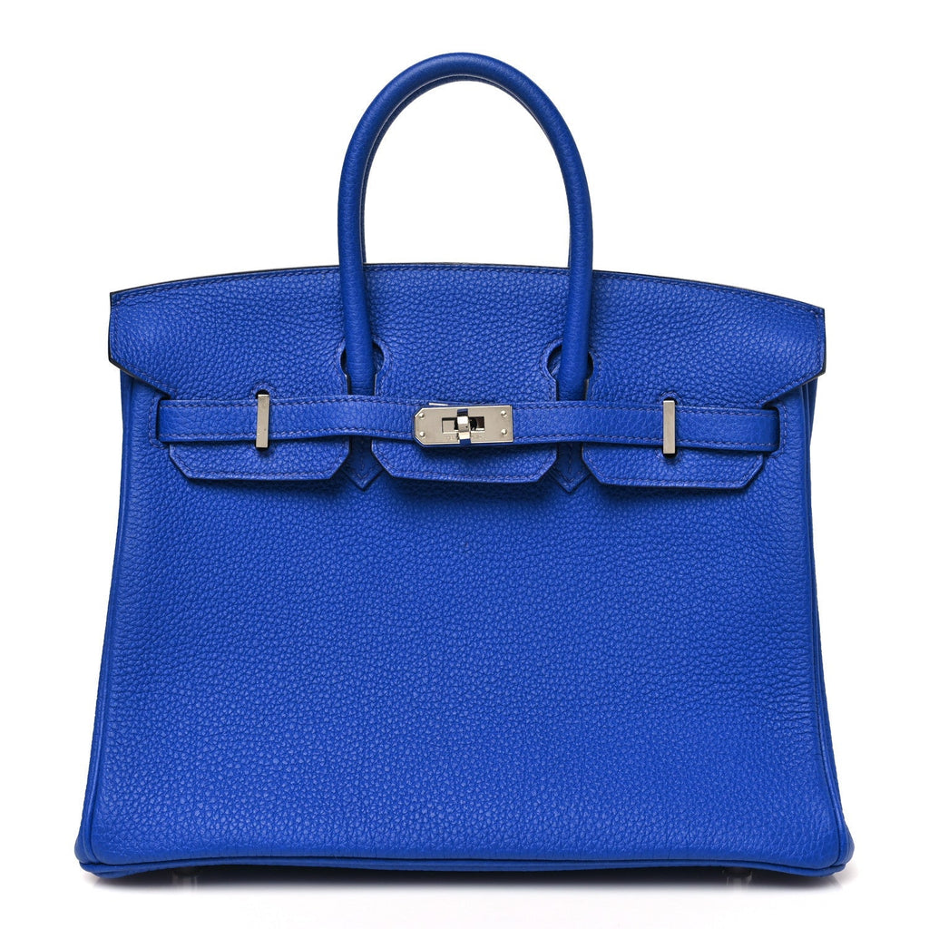 Togo Verso Birkin 25 Bleu Royal Capucine