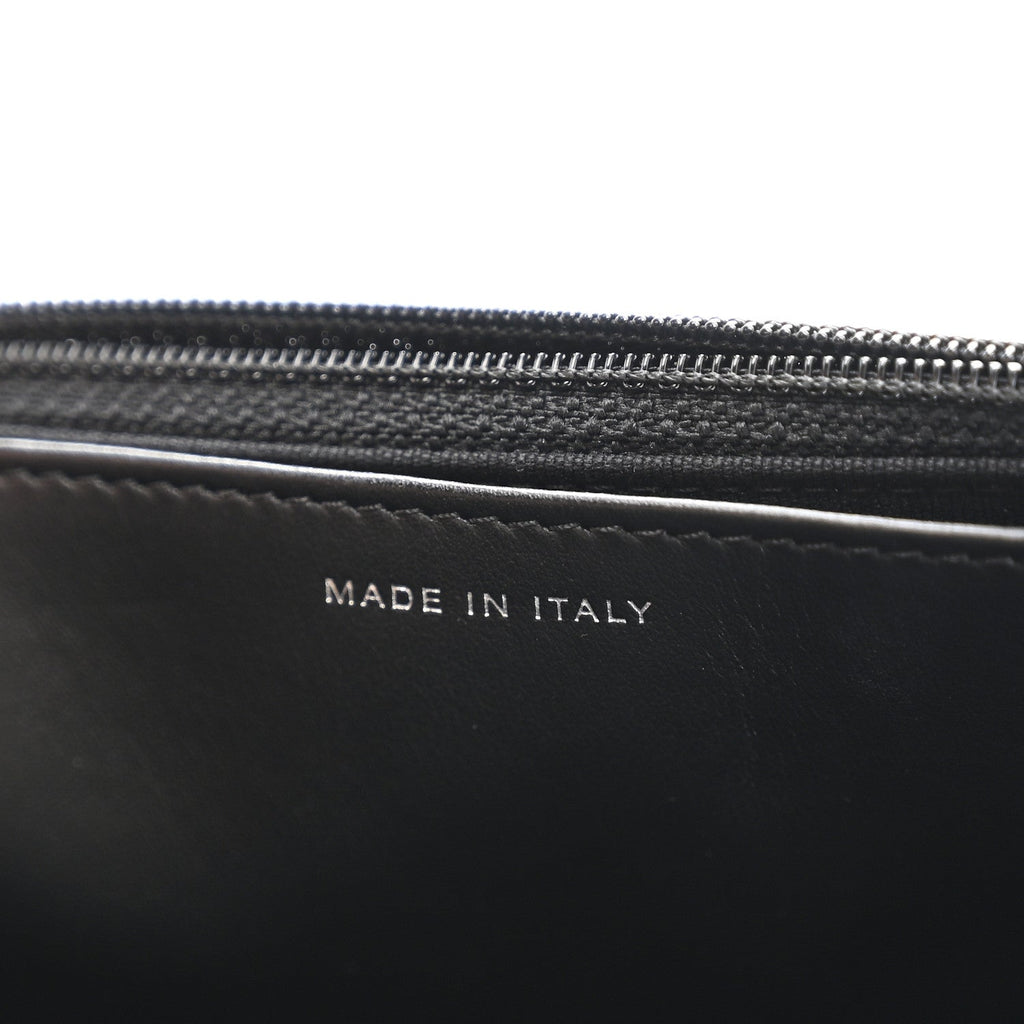 Caviar Quilted Boy Wallet On Chain WOC Black