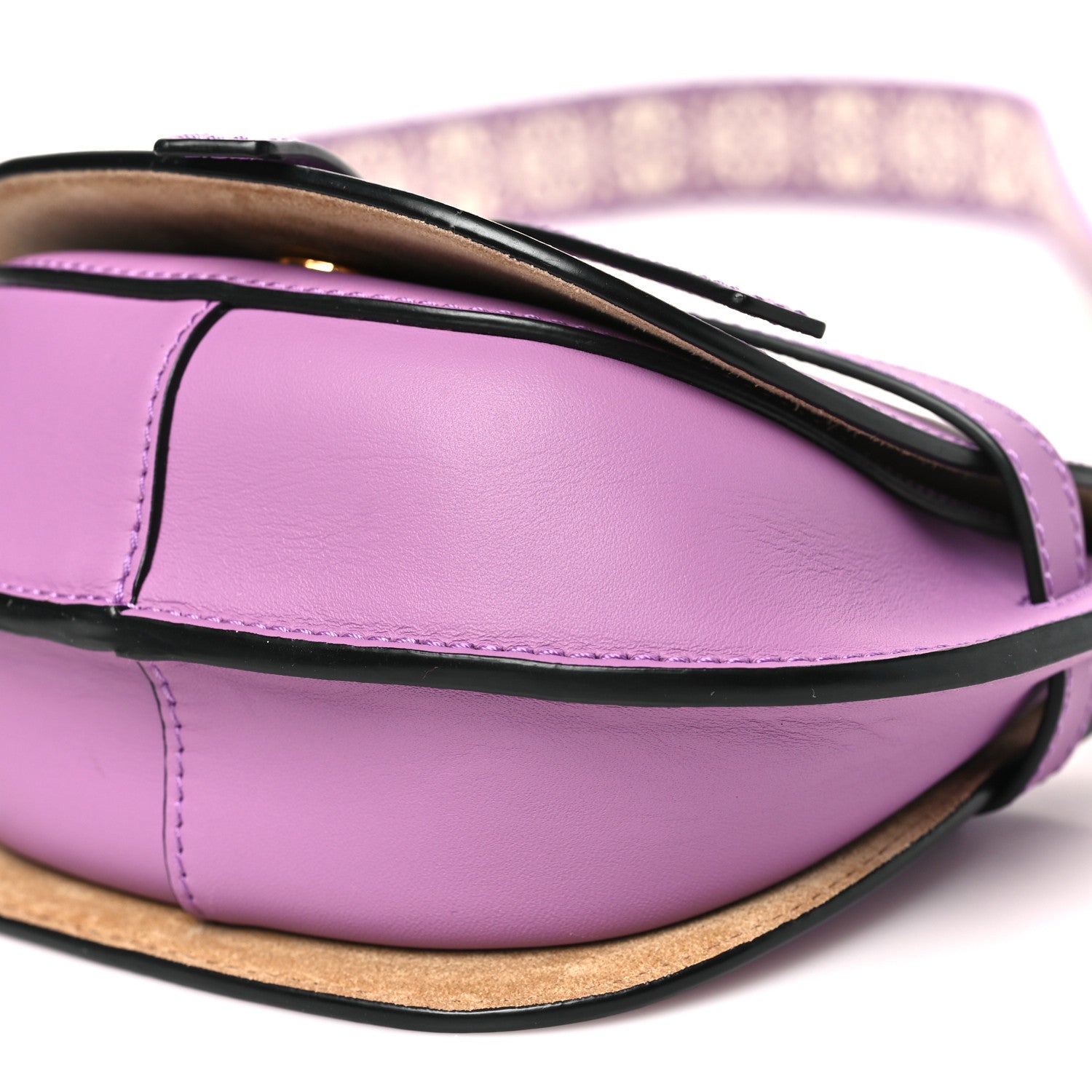 Calfskin Jacquard Mini Gate Dual Bag Guimauve