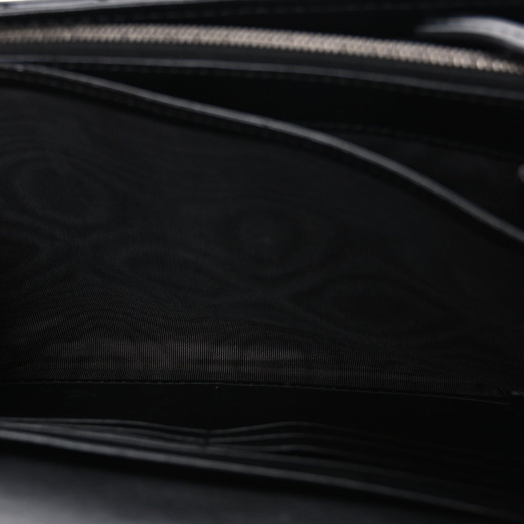 Calfskin Matelasse GG Marmont Chain Wallet Black