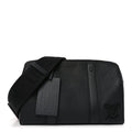Grained Calfskin Aerogram City Keepall Black