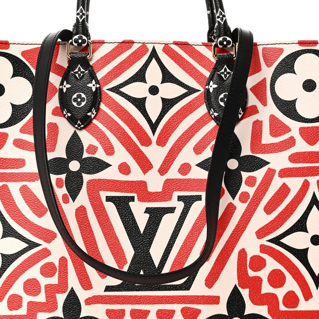 Monogram Giant Crafty Onthego GM Creme Rouge Black
