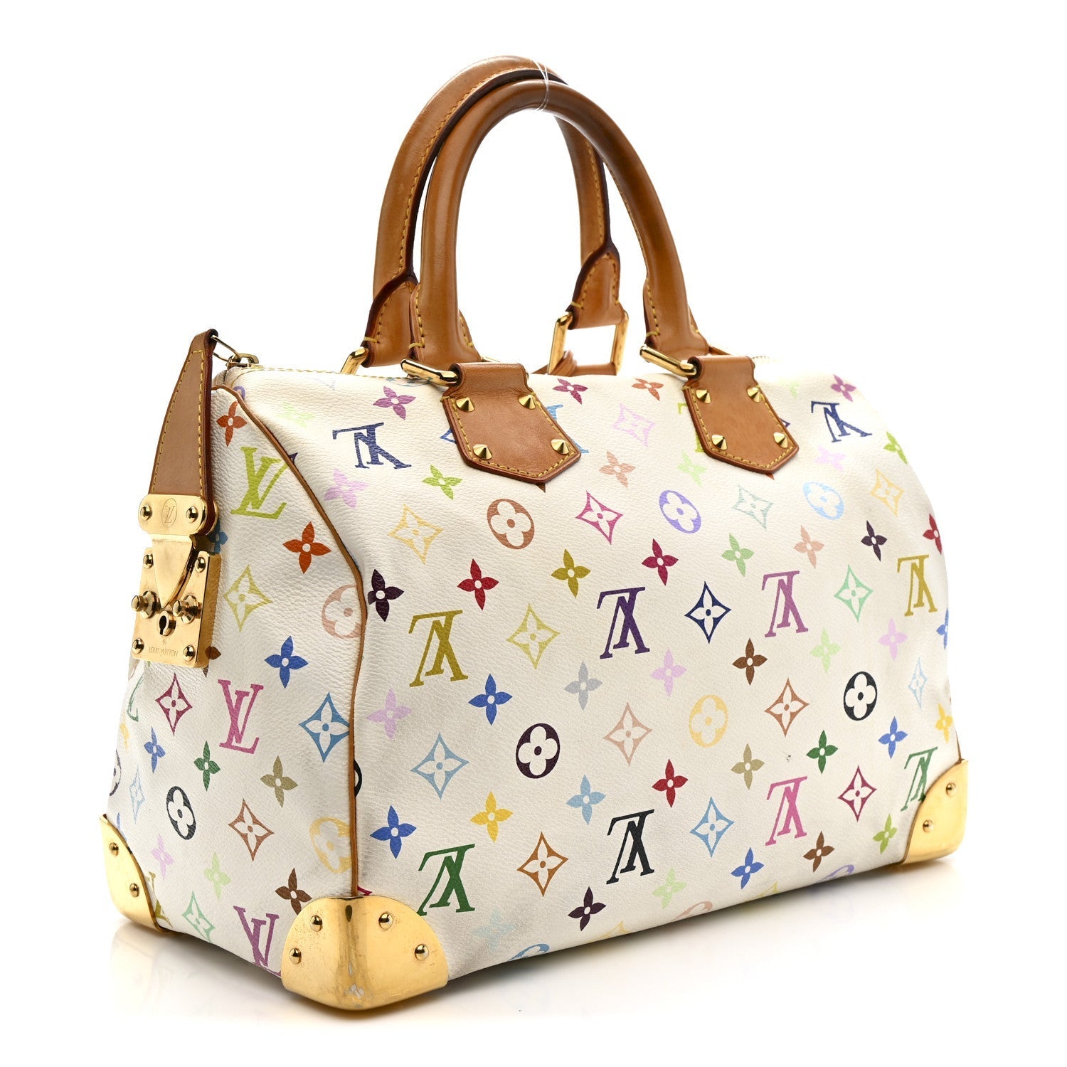 Monogram Multicolor Speedy 30 White