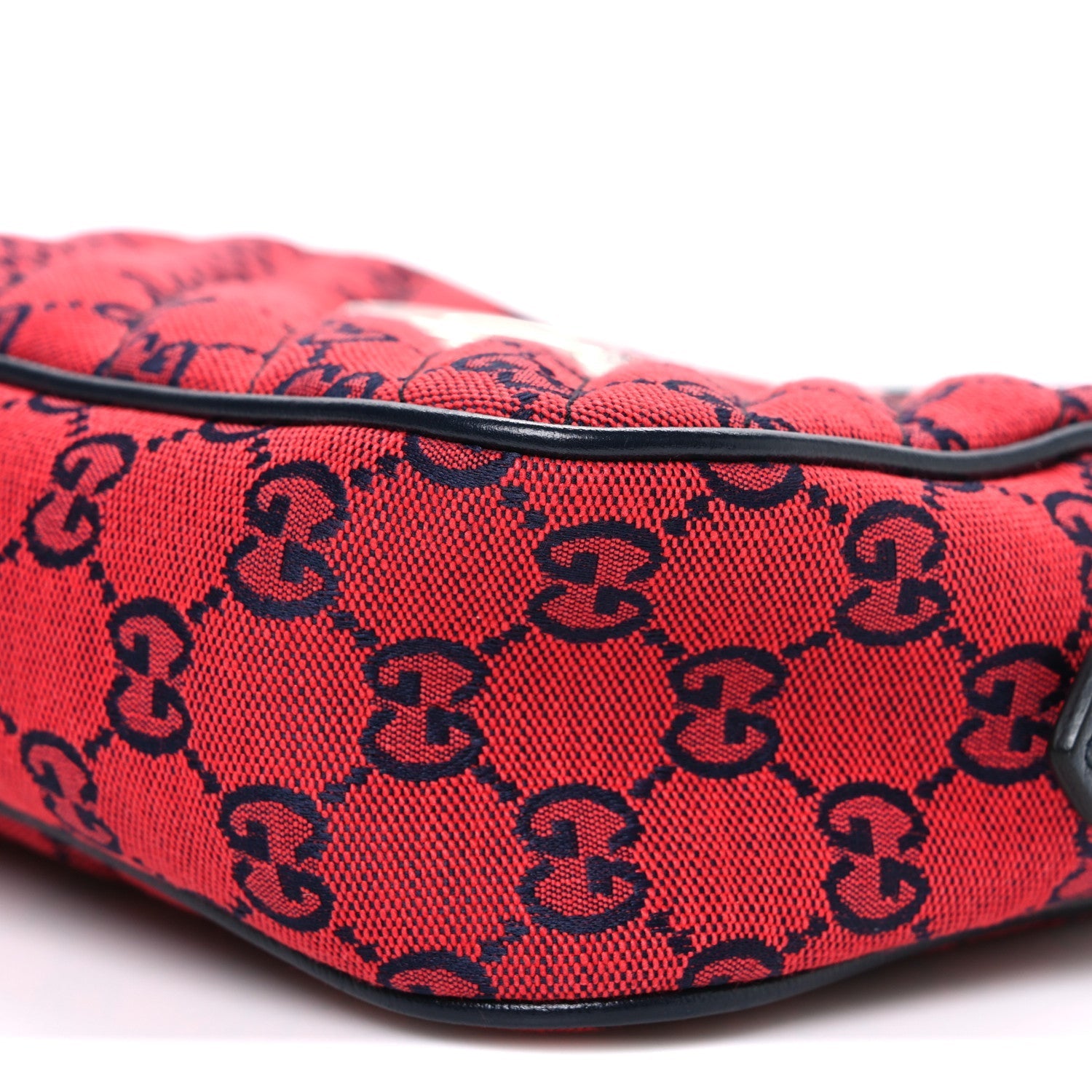 Monogram Multicolor Matelasse Diagonal Small GG Marmont Chain Shoulder Bag Red Blue
