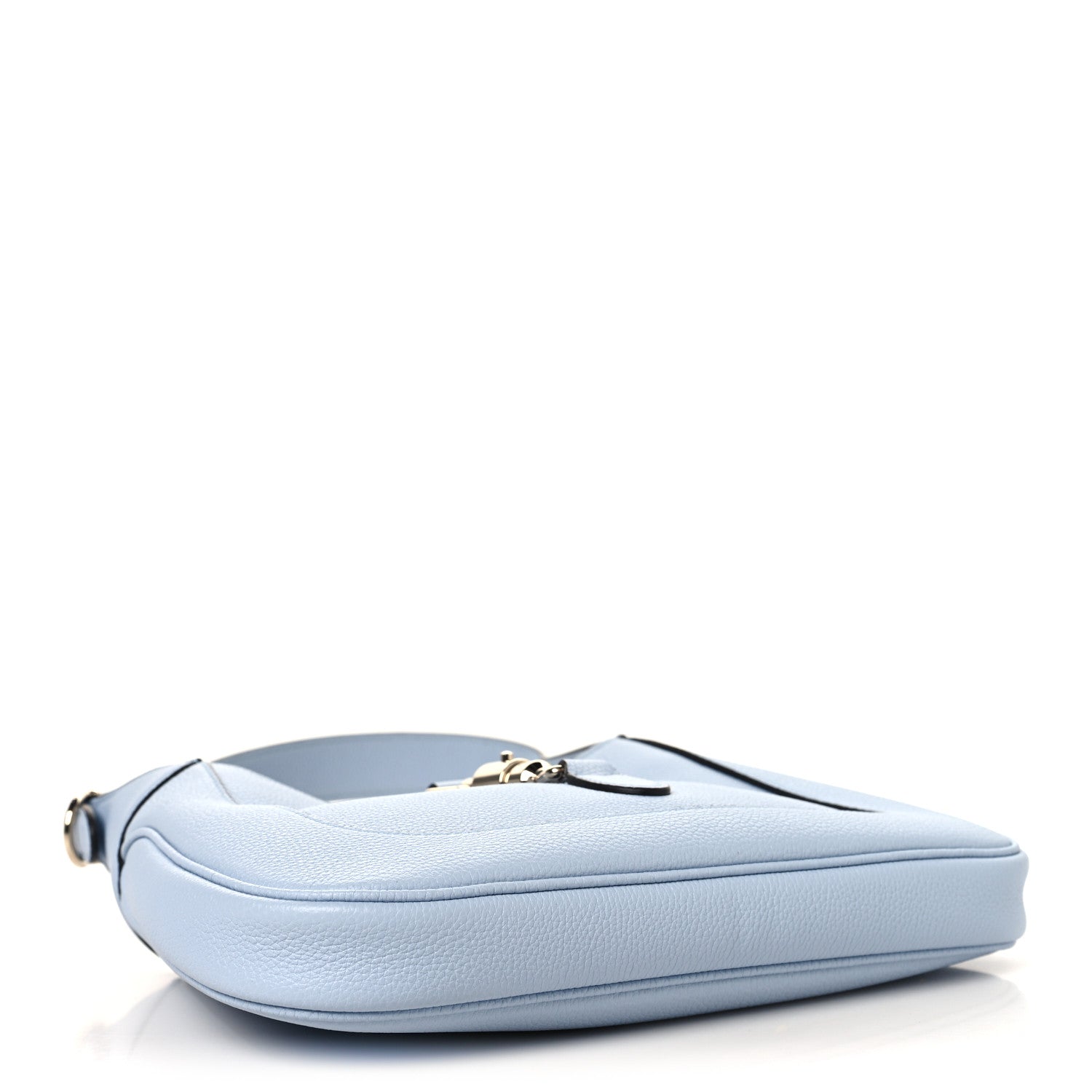 Grained Calfskin Web Medium Jackie 1961 Hobo Light Blue