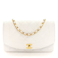 Caviar Quilted Medium Single Flap White