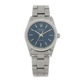Stainless Steel 34mm Oyster Perpetual Air-King Precision Watch Blue 14010